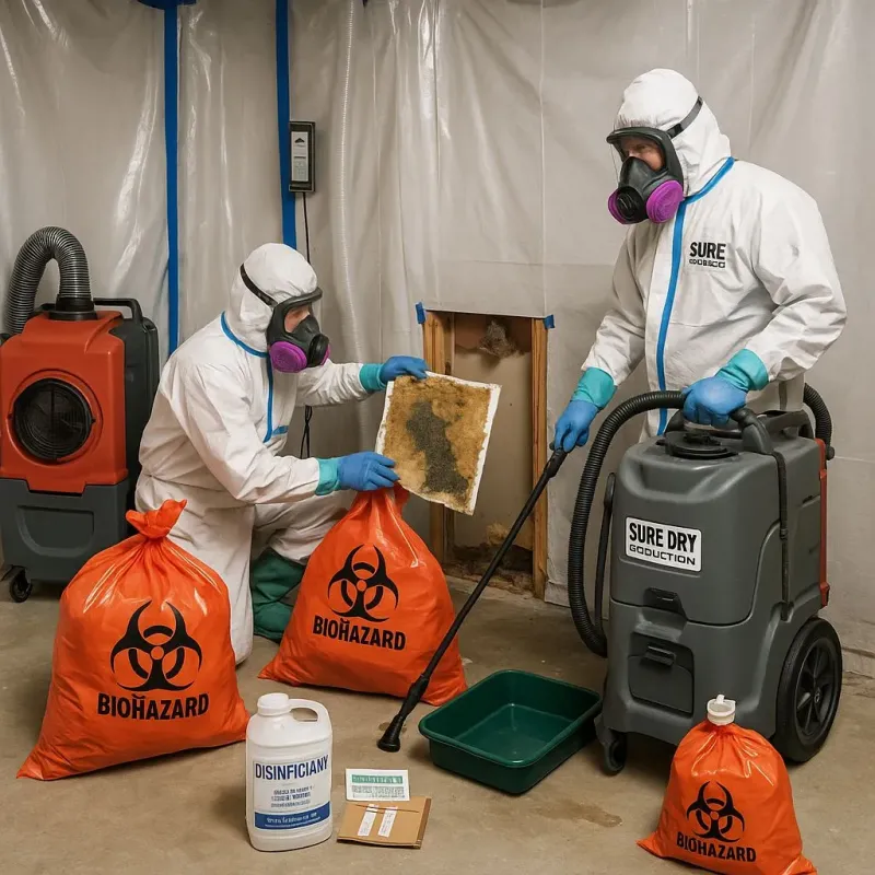 Contaminated Water Handling Protocols process in West Canton, NC