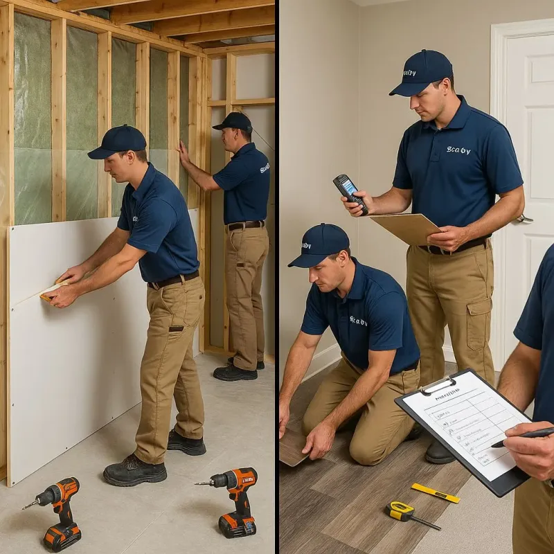 Repairs and Reconstruction process in West Canton, NC
