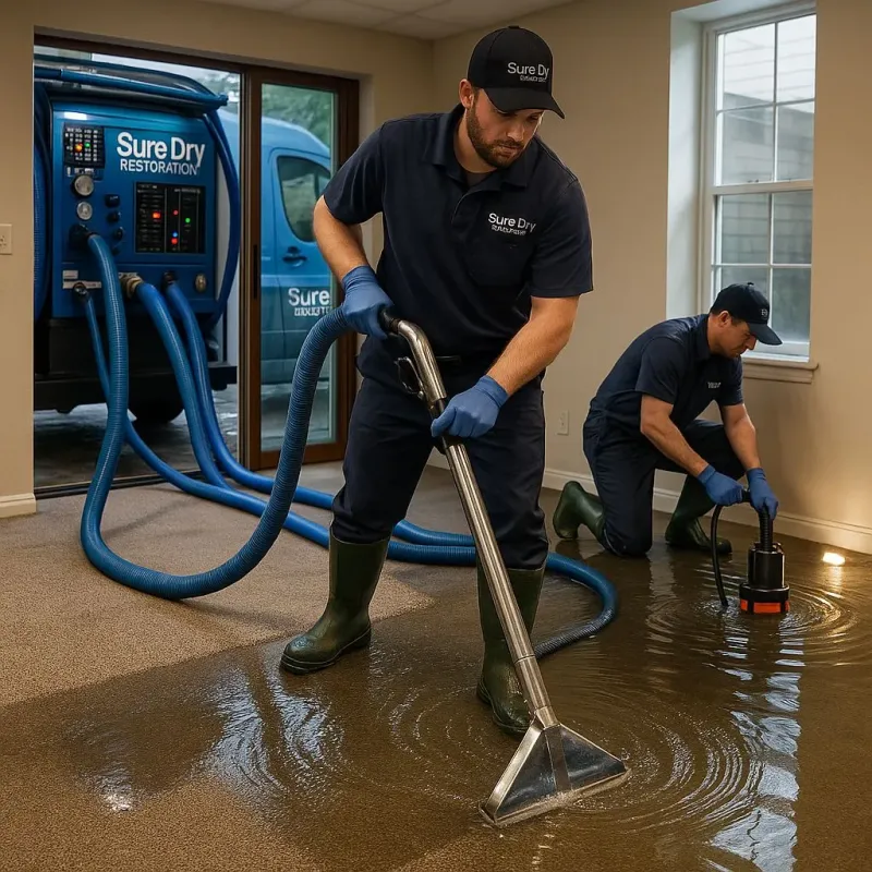 Water Extraction and Removal process in West Canton, NC